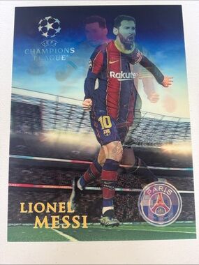 Lionel Messi Lenticular Soccer Wall Art Poster 15x12” Vibrant colors